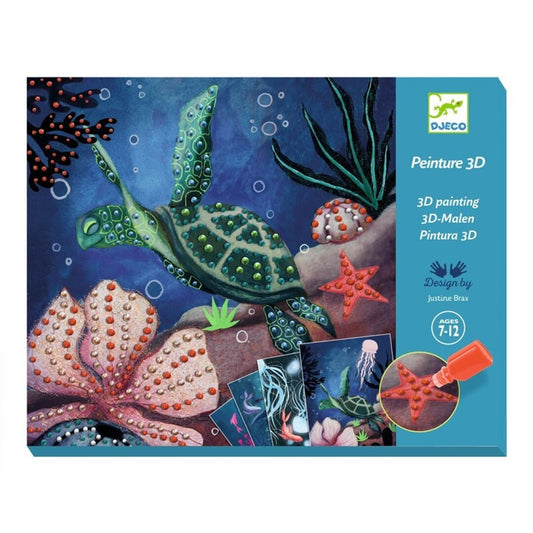 Taller de pintura, Mundo submarino - Djeco