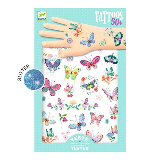 Tatuajes Mariposas de ensueño - Djeco