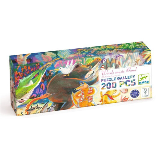 Puzzle galería Wood music Band - Djeco