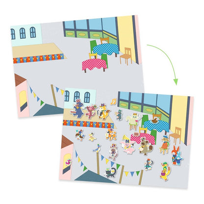 Pegatinas reposicionables, Charanga - Djeco