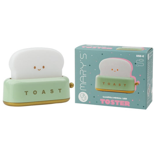 Lámpara quitamiedos LED, Tostadora verde - Mary´s