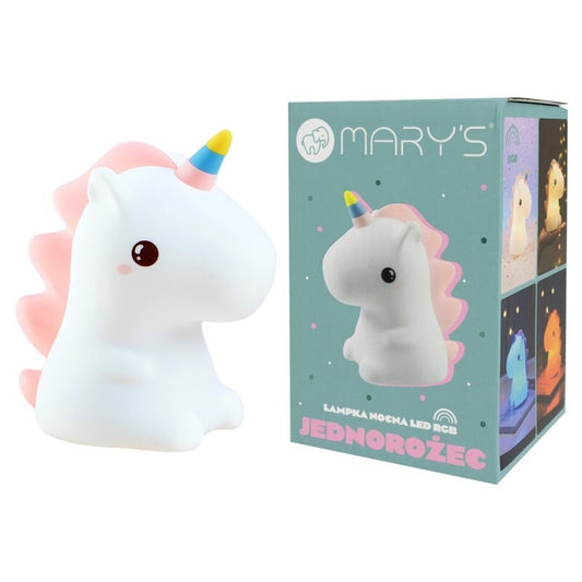 Lámpara quitamiedos LED RGB, Unicornio - Mary´s