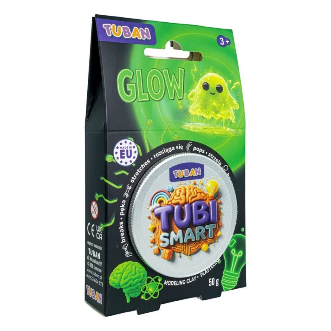 Plastilina Tubi Smart, Glow - Tuban