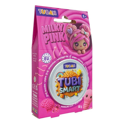 Plastilina Tubi Smart, Milky Pink - Tuban