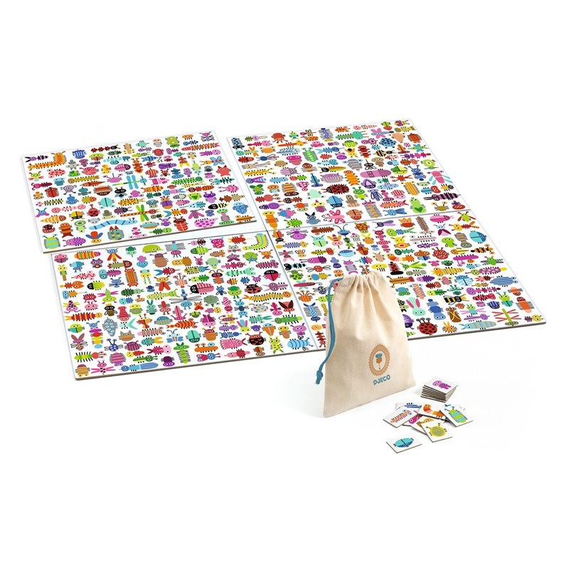 Juego de observación, Tiny Beasts - Djeco