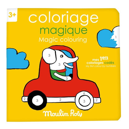 Cuaderno de colorear por números Popipop - Moulin Roty