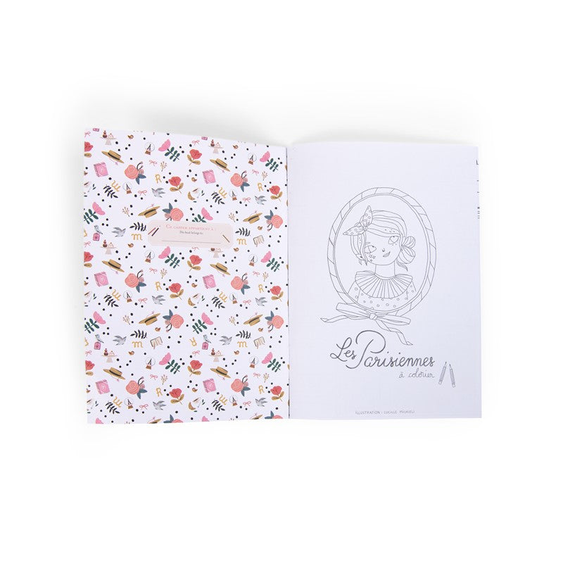 Cuaderno para colorear Las Parisinas - Moulin Roty