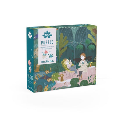 Puzzle En el jardín de las plantas (100 piezas) - Moulin Roty