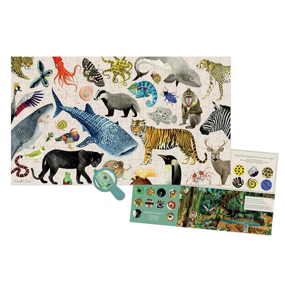 Puzzle Los animales del mundo (200 piezas) Tout au - Moulin Roty