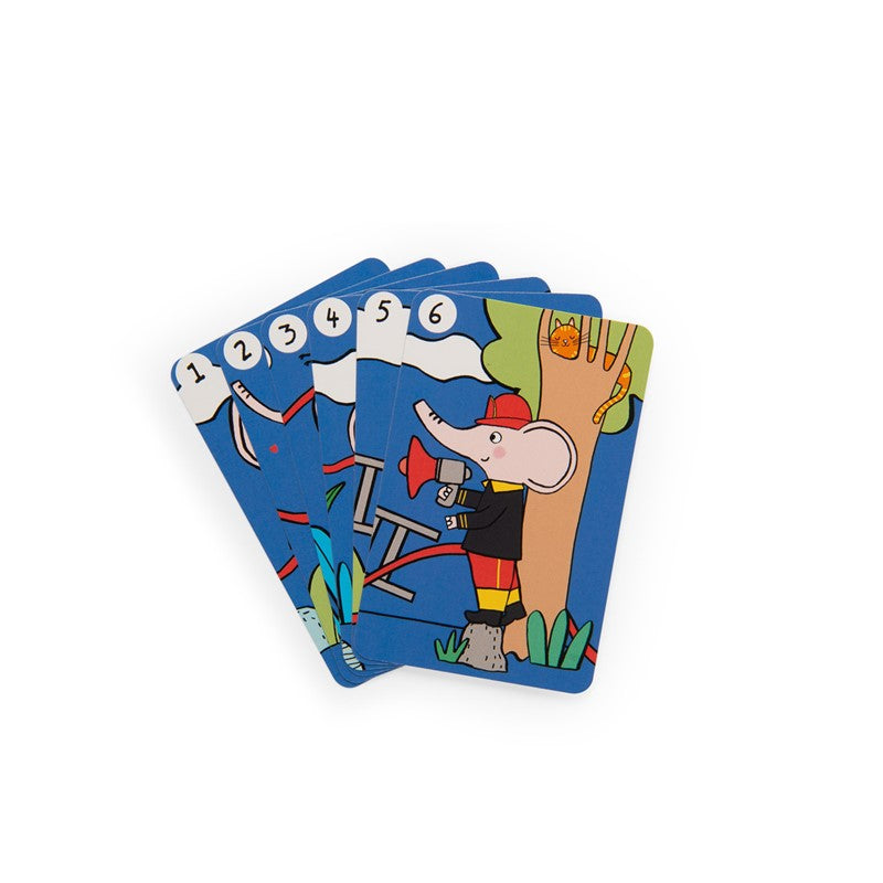 Juego de cartas 7 familias, Loufoques - Moulin Roty