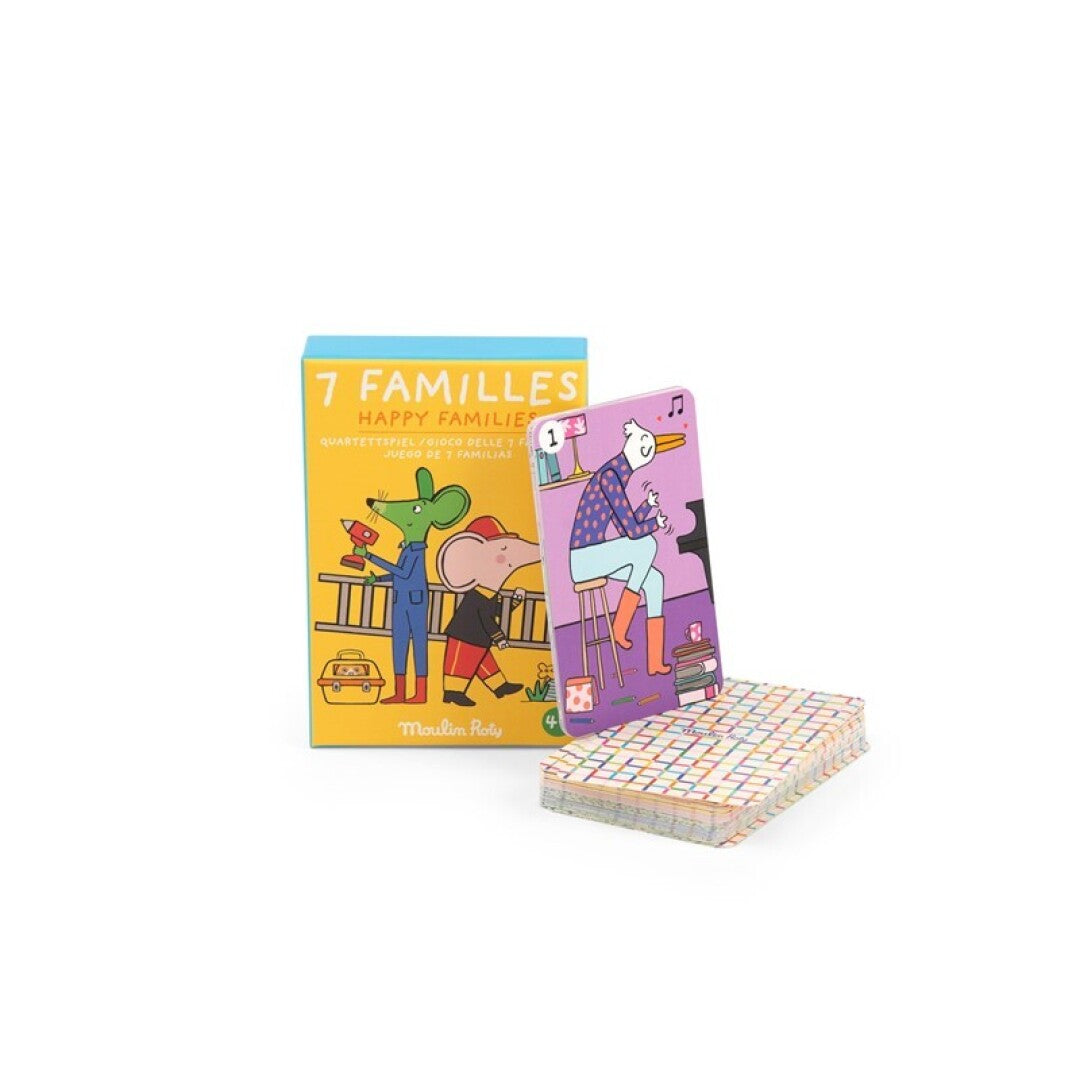 Juego de cartas 7 familias, Loufoques - Moulin Roty