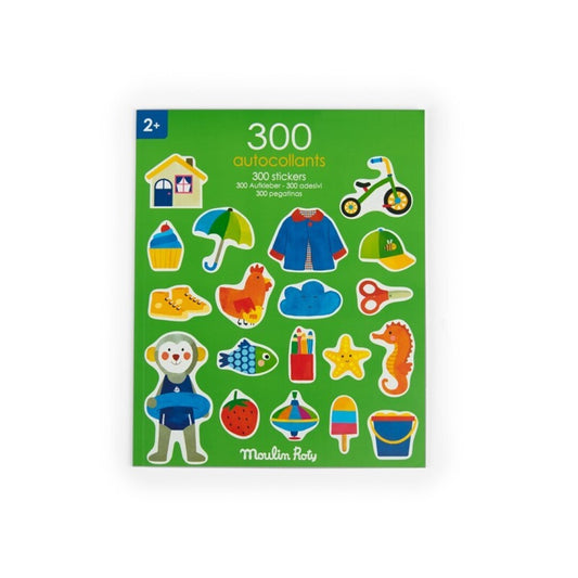 Cuaderno de pegatinas reposicionables Popipop - Moulin Roty