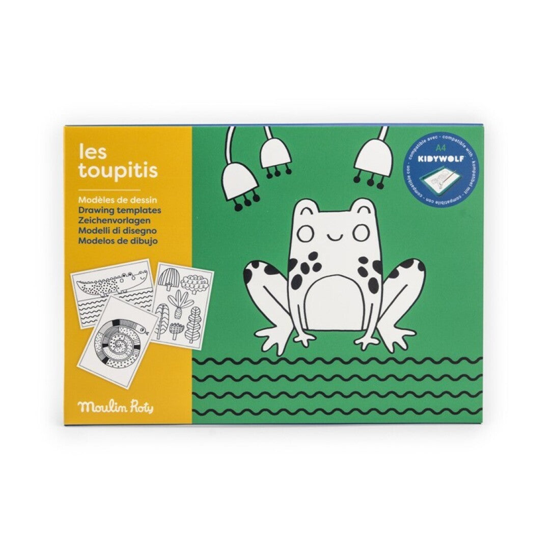 24 plantillas de dibujo, Les Toupitis - Moulin Roty