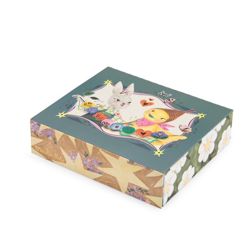 Caja de cuentasde madera, Minouchkas - Moulin Roty