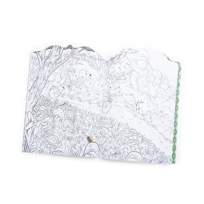 Cuaderno de colorear y pegatinas Bande à Jojo - Moulin Roty