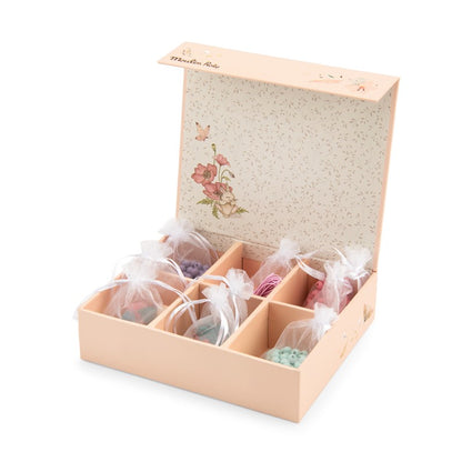 Caja de cuentas de madera, Les Rosalies - Moulin Roty
