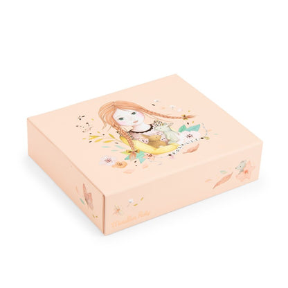 Caja de cuentas de madera, Les Rosalies - Moulin Roty