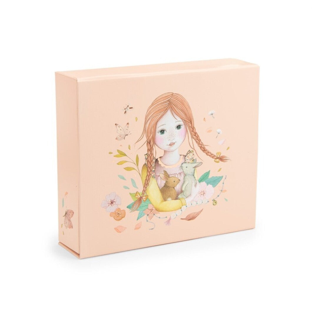 Caja de cuentas de madera, Les Rosalies - Moulin Roty