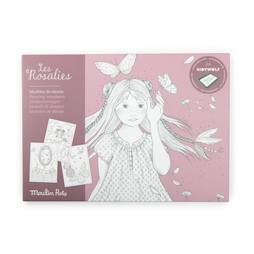 24 plantillas de dibujo, Les Rosalies - Moulin Roty