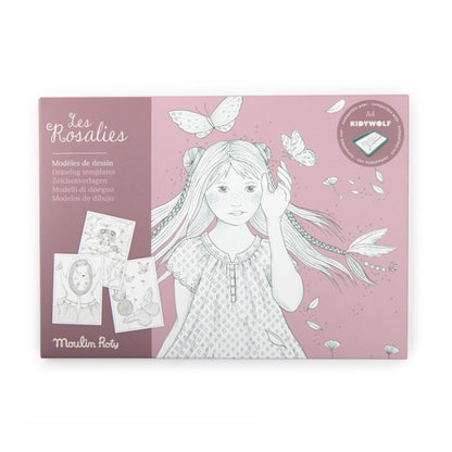 24 plantillas de dibujo, Les Rosalies - Moulin Roty