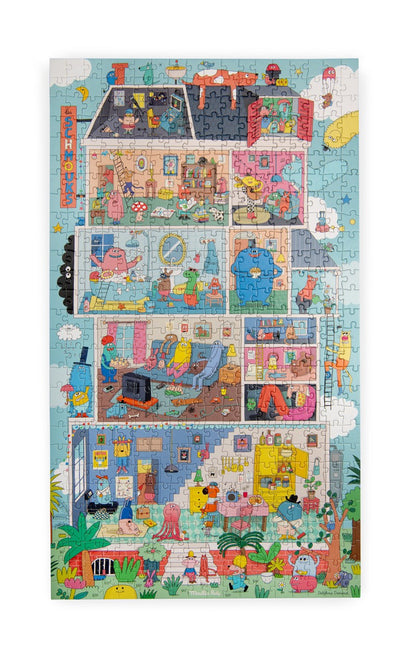 Puzzle, En casa Schmouks 500 piezas - Moulin Roty