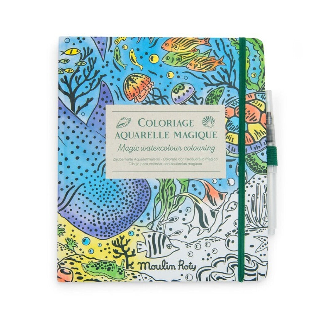 Cuaderno acuarela mágica Tout Autour du Monde - Moulin Roty