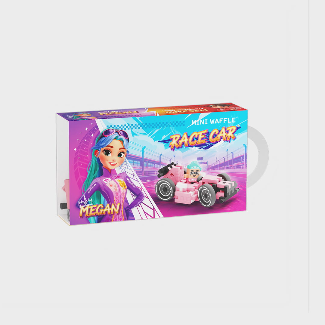 Mini Waffle coche, Megan 50 piezas - Marioinex