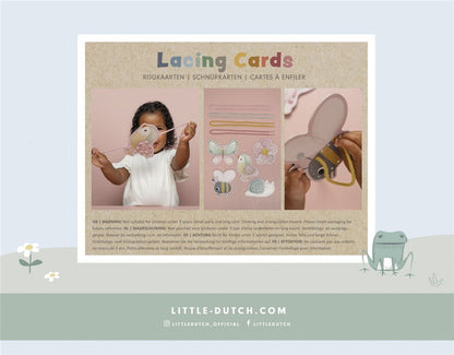 Tarjeta para enlazar Flores - Little Dutch