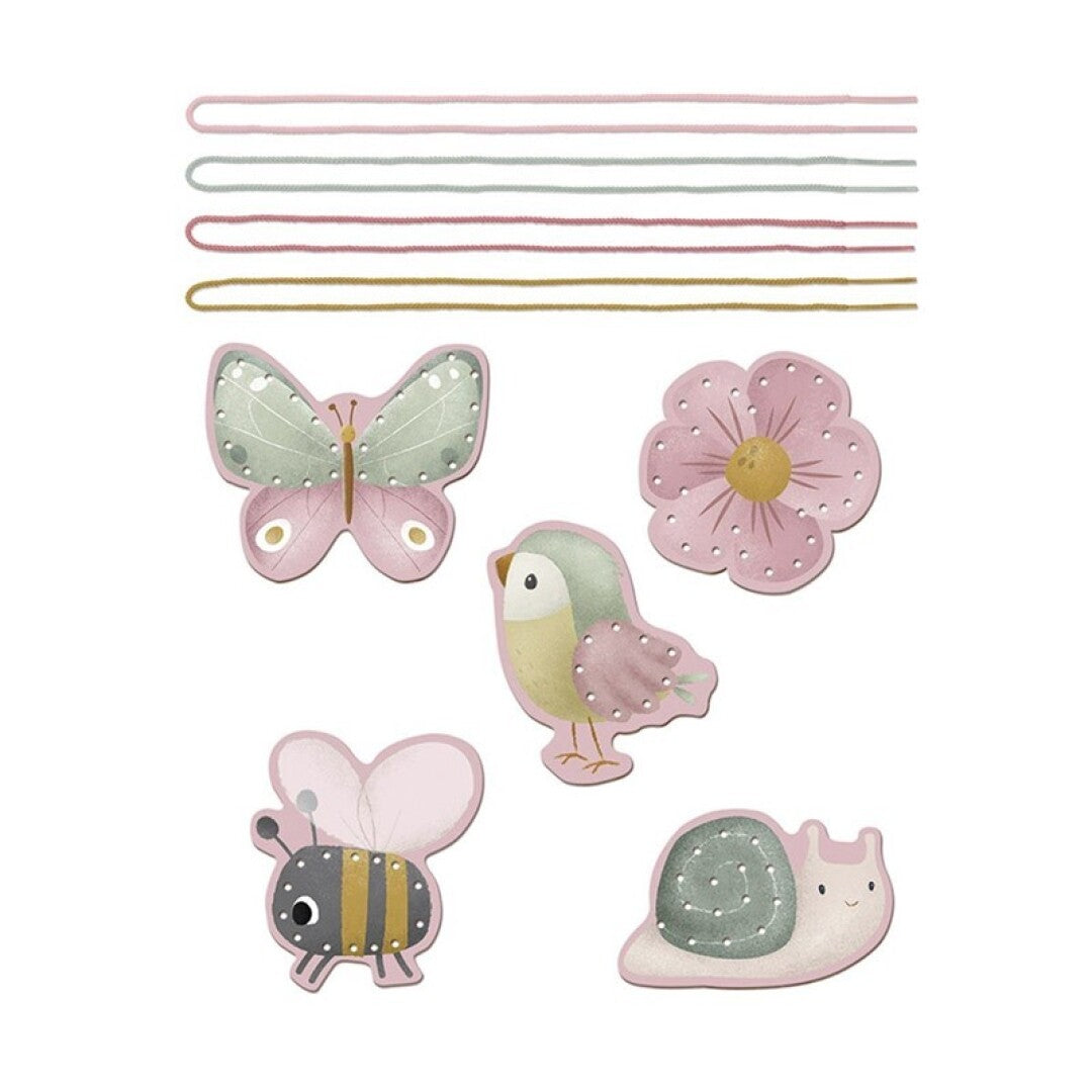 Tarjeta para enlazar Flores - Little Dutch