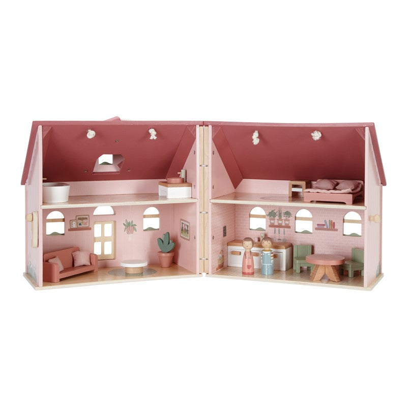 Casa de muñecas madera portable - Little Dutch