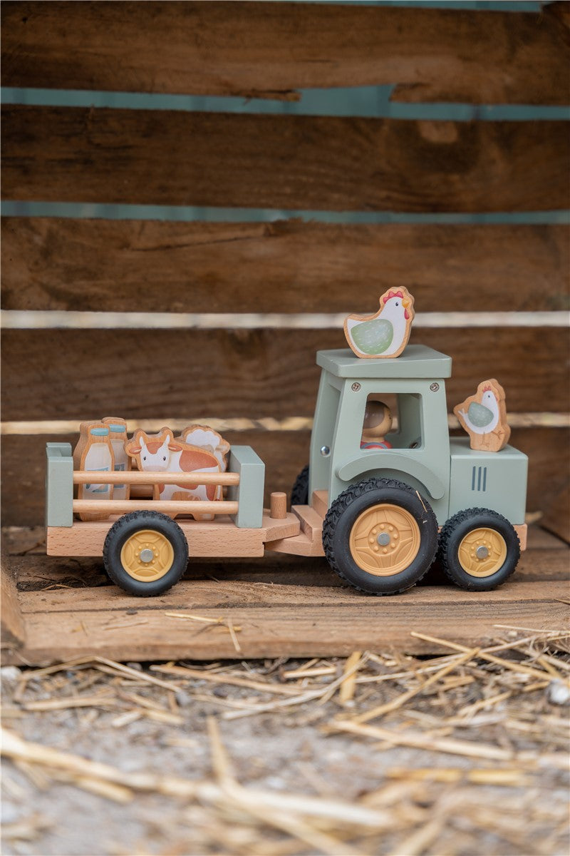 Tractor con trailer Little Farm - Little Dutch