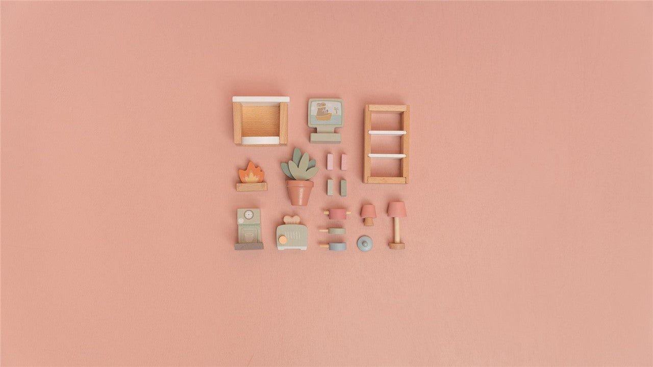 Set muebles para casa de muñecas - Little Dutch