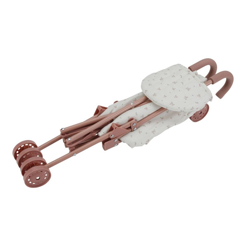 Carrito para muñeca de metal Rosa - Little Dutch