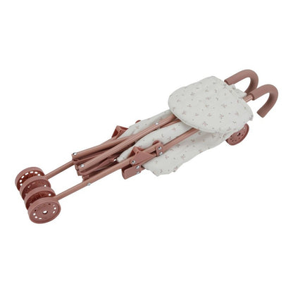 Carrito para muñeca de metal Rosa - Little Dutch
