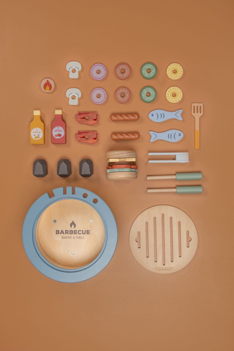 Set de barbacoa de madera - Little Dutch