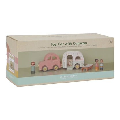 Set Coche y Caravana FSC- Little Dutch