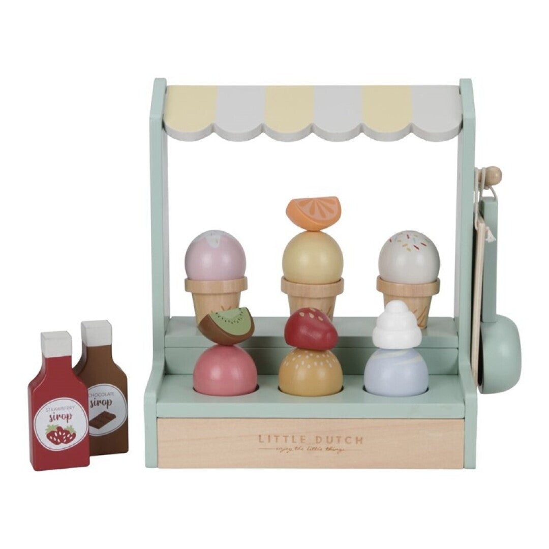 Puesto de helados de madera - Little Dutch