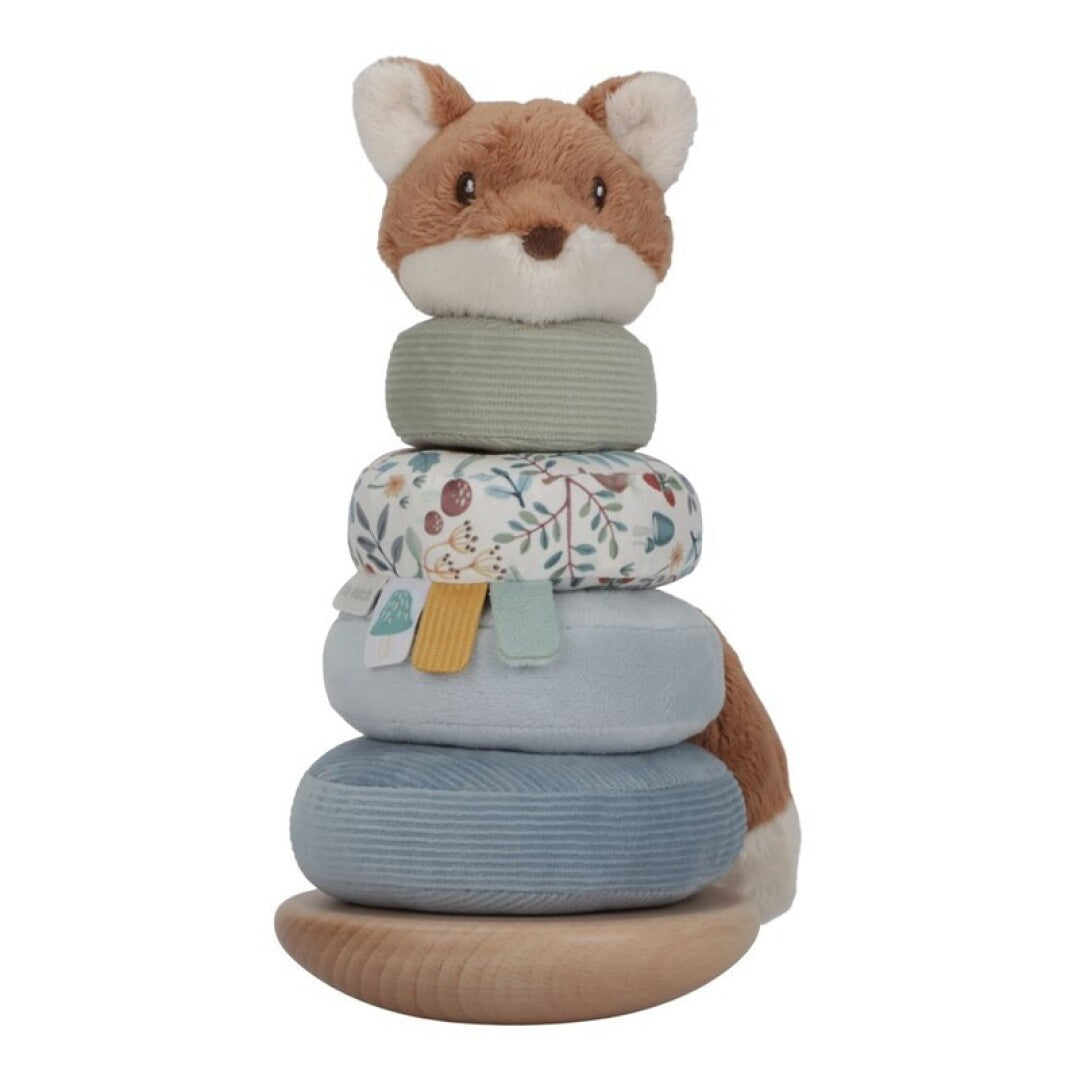 Anillos apilables blanditos, Forest Friends - Little Dutch
