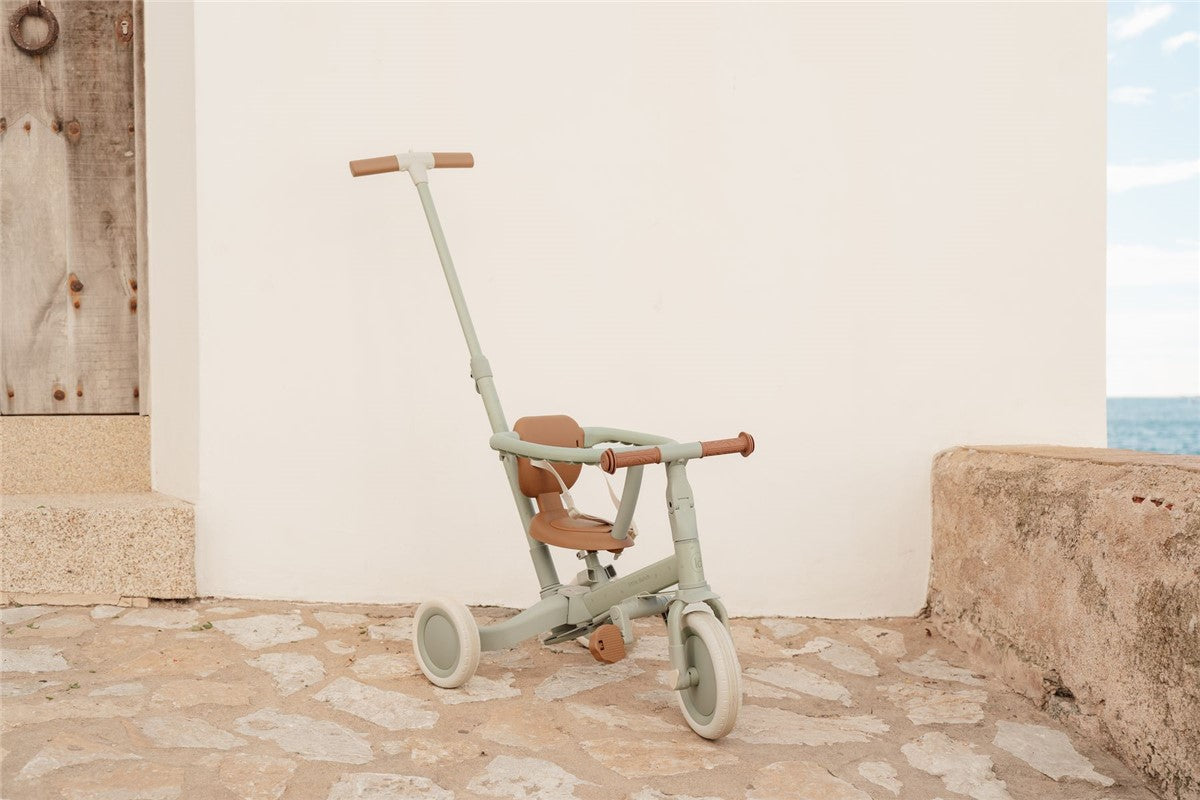 Triciclo con barra, Verde - Little Dutch