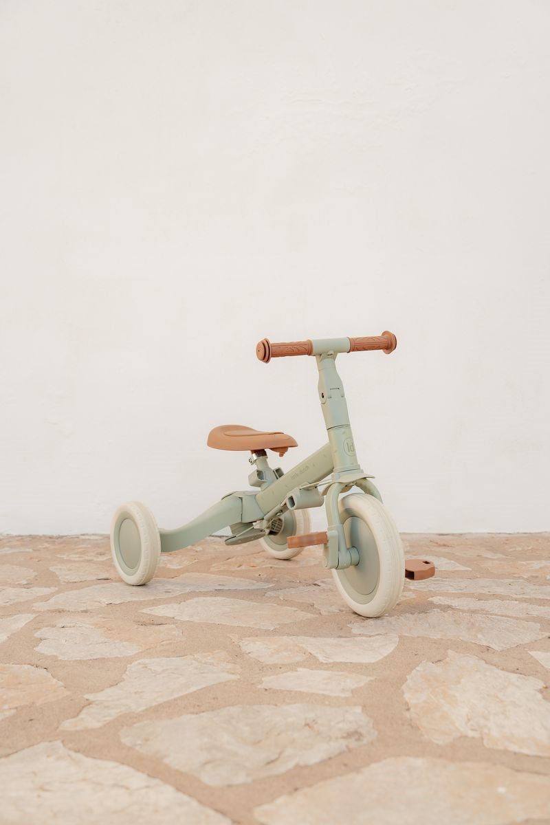Triciclo con barra, Verde - Little Dutch