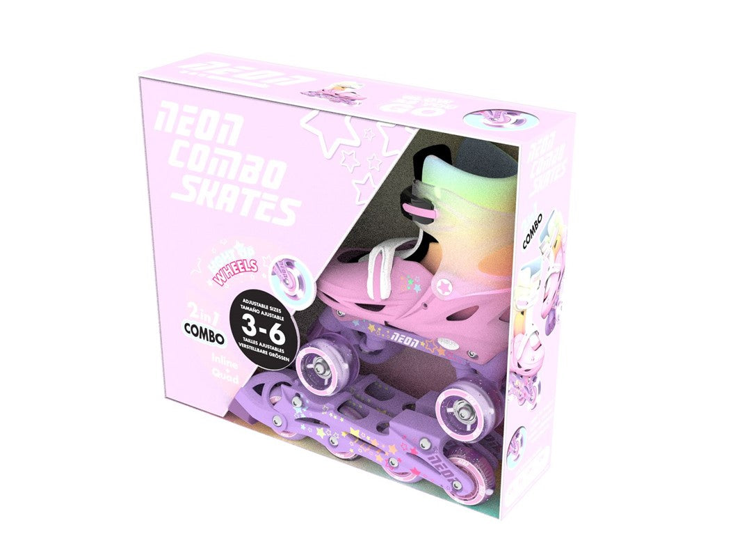Patines combo neón Rainbow - Yvolution