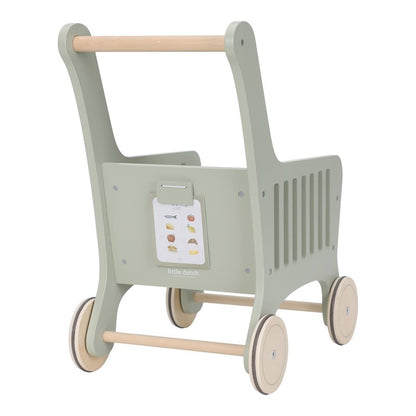 Carrito de la compra de madera - Little Dutch
