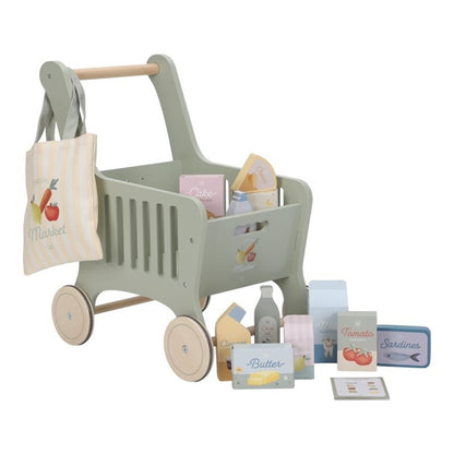 Carrito de la compra de madera - Little Dutch