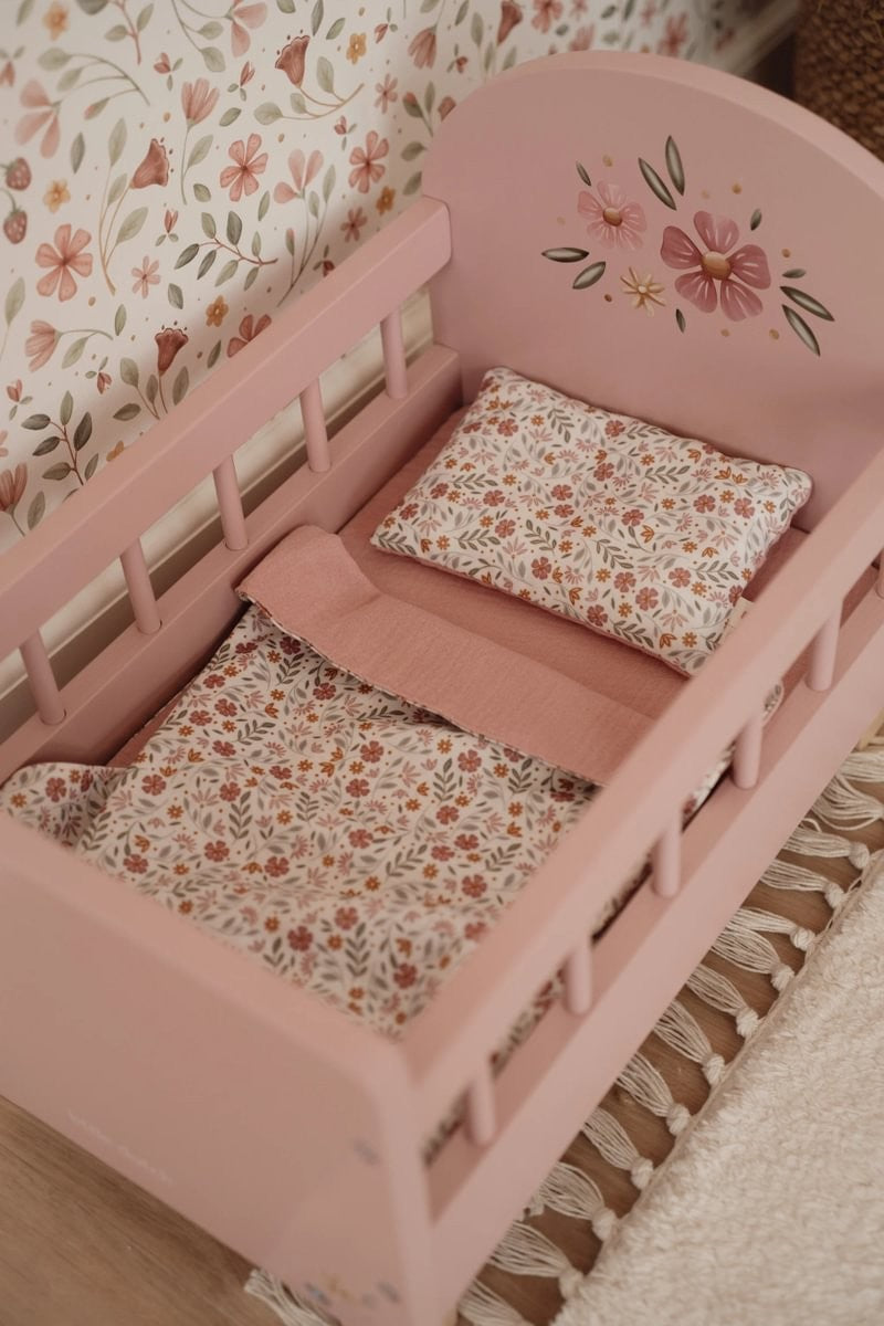 Cuna con textil de madera - Little Dutch