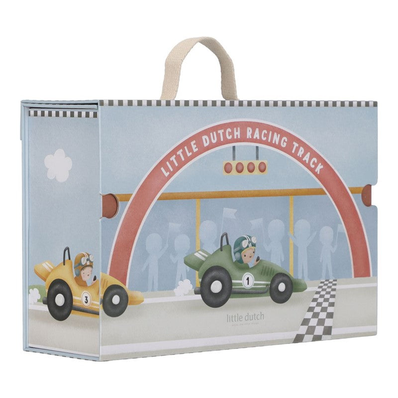 Caja de juego con pista de carreras - Little Dutch