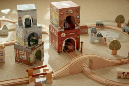 Torre encajable, Ciudad con coches - Little Dutch