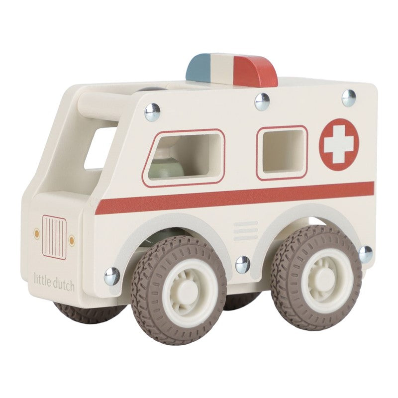 Ambulancia madera - Little Dutch