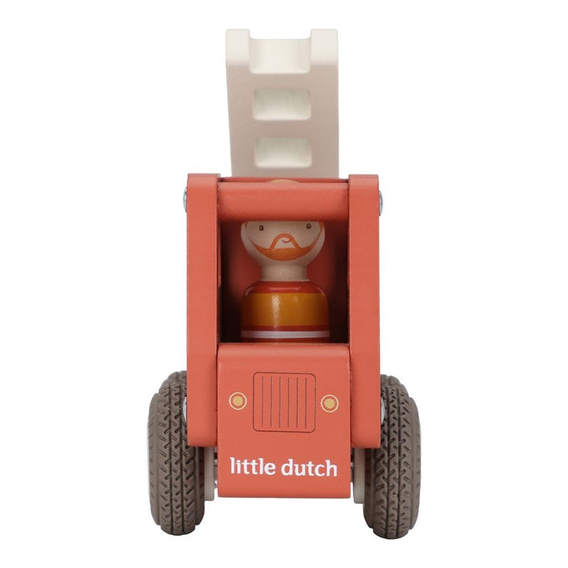Camión de bomberos madera - Little Dutch
