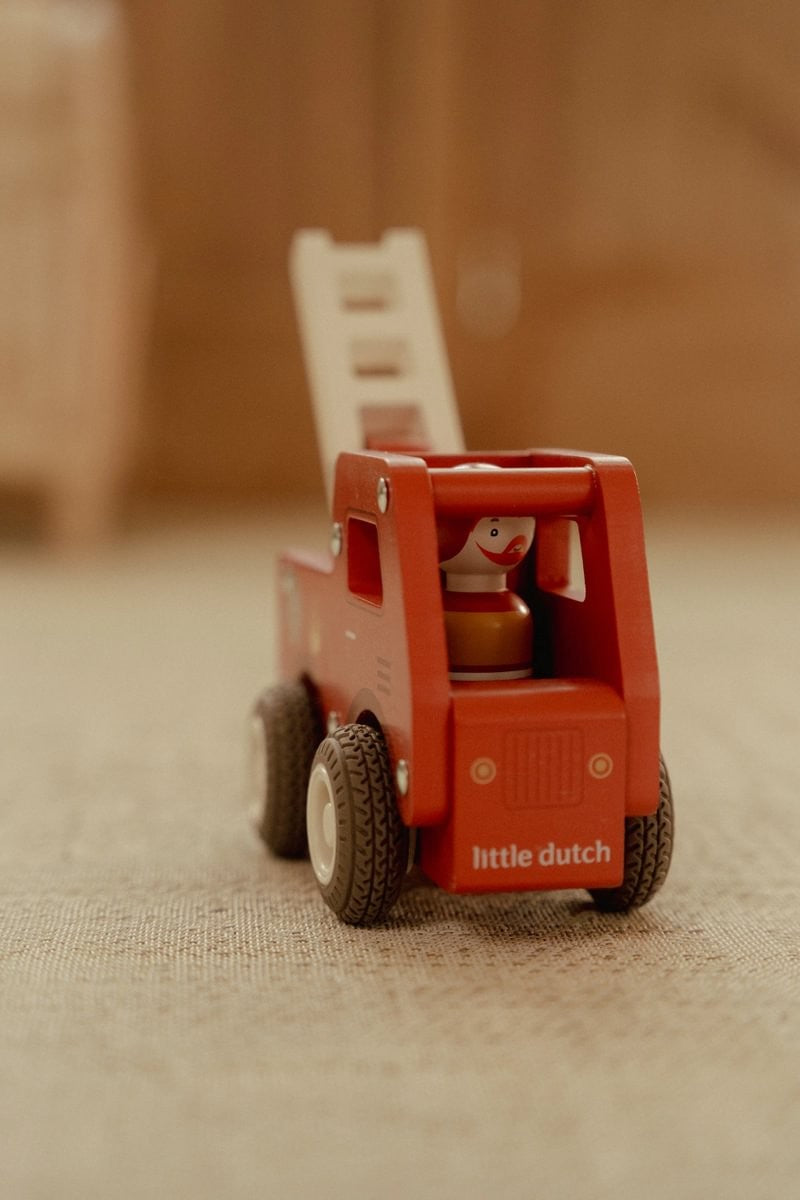 Camión de bomberos madera - Little Dutch