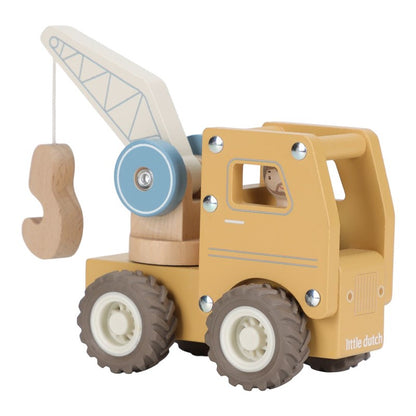 Camión grúa madera - Little Dutch